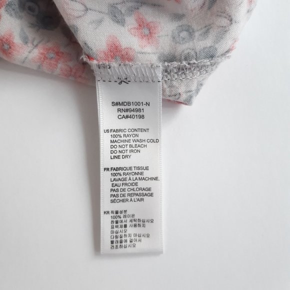 Boho Floral Dress Sleeveless w Pockets S/P - Picture 8 of 8